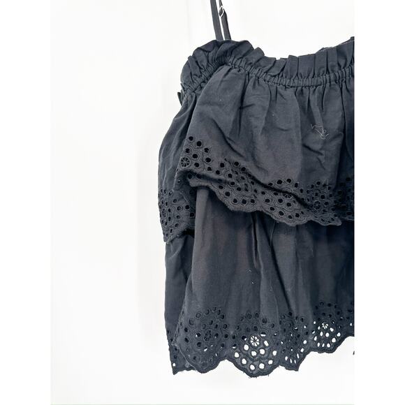 Cami NYC Regina Black Tiered Eyelet Camisole Top Size Medium NWT - Picture 3 of 4
